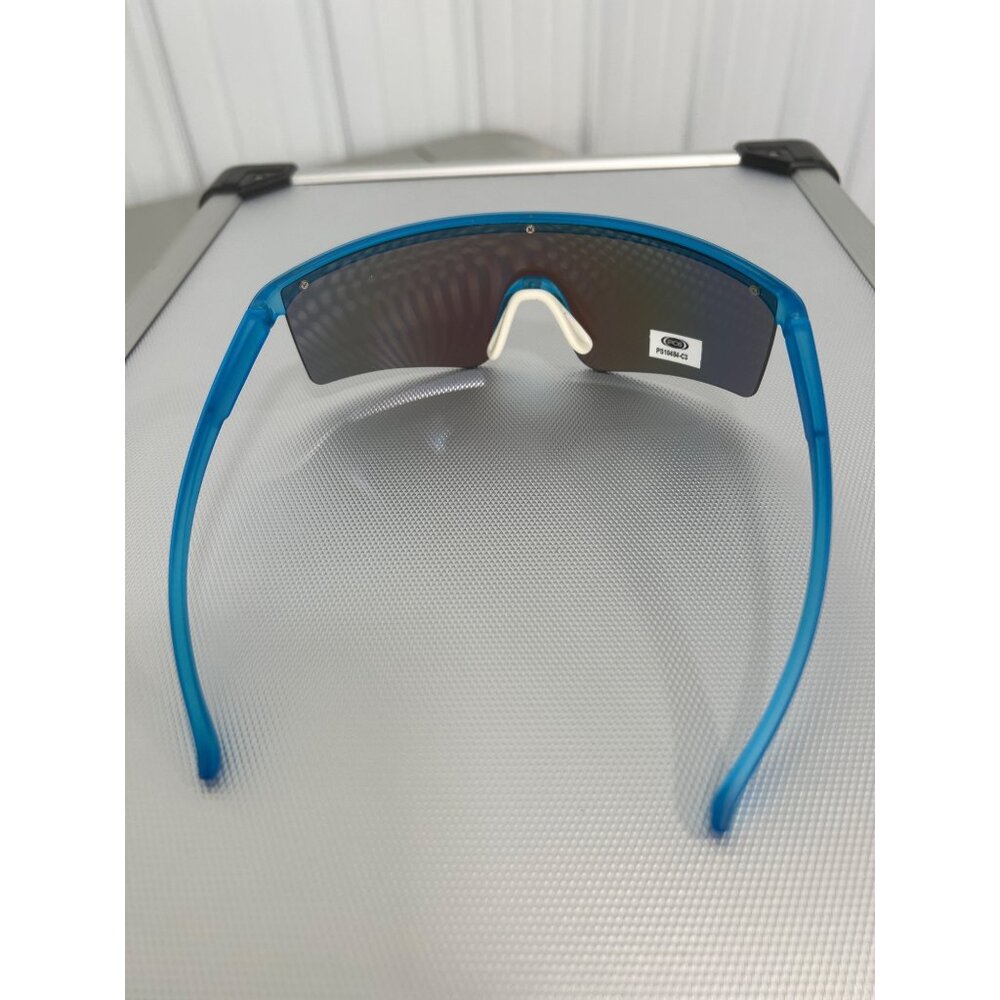 Kreedom Sports Sunglasses UV Protection Polarized Lenses Blue Cycling Active NEW - Picture 4 of 6